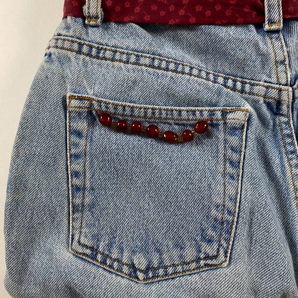 Vintage Homemade Calvin Klein Jeans Denim Shoulder Bag Purse tote Handmade - Picture 5 of 9